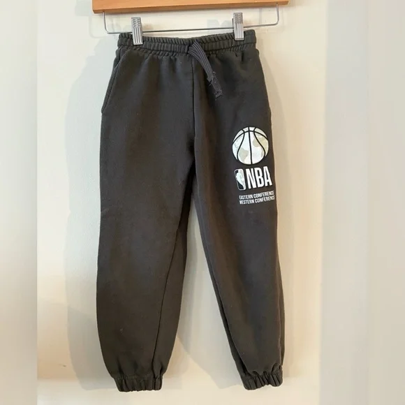 Zara NBA basketball Eastern Conference Kids Jogger Pants 5T - Picture 1 of 4